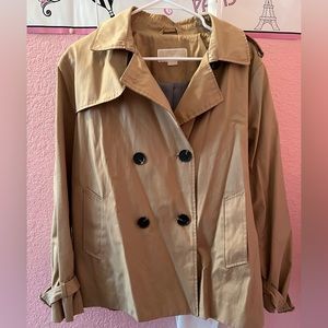 Michael Kors Short Trench Coat/Jacket XL